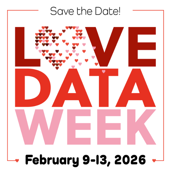 Save the Date! Love Data Week February 9-13, 2026.