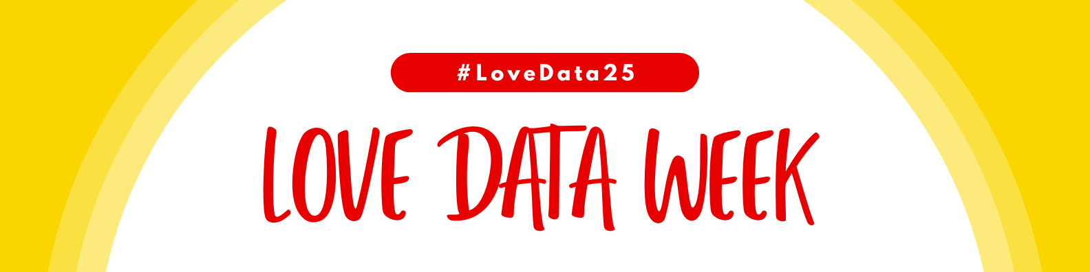 Love data week banner