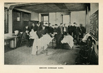 Medical clinic at the medical school's fourth location, ca. 1901. Via Galter Special Collections.