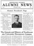 Alumni President Nathan MacChesney tells the story of how the land was selected for the Chicago Campus, 1923. Via Hathi Trust.