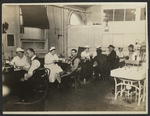 Industrial nurses in a factory, 1920. Via Library of Congress, Manuscript Division, Records of the National Woman's Party.