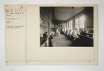 Hospital laboratory, Camp Meade, Maryland. Via National Archives.