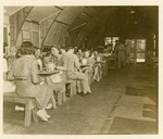 Officers' mess hall, Ain el-Turck, 1943. Via Galter Special Collections.