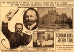 Photos of Murphy, Roosevelt, and Mercy Hospital. From the Chicago Daily Journal, October 15, 1912.