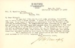 Letter from Murphy about Roosevelt's condition, October 19, 1912. Via Galter Special Collections.