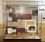 Roosevelt case on display in the Eisenberg Gallery, 2023.