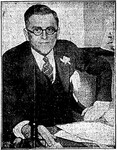 Herman Bundesen when he was Cook County Coroner, 1929. Via the "Chicago Tribune."