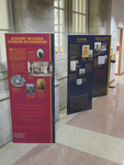 Banner exhibit on display in Galter Library, 2018/19.