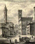 View of the Badia & Podesta. Observations on Italy by John Bell, 1825. Via HathiTrust.