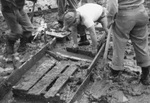 Making sidewalks, Fort Benjamin Harrison, 1942. Via Galter Special Collections.