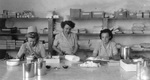 Nurses in central ward supply work room, Rome, 1944. Via Galter Special Collections.