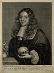 Line engraving of Gideon Harvey by P. Phillippe, 1663