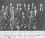 Carlos Montezuma (second from right) with members of the Class of 1888 at a reunion in 1921 in Rochester, MN. Via Galter Special Collections.