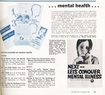 “Materials Available on Mental Health.” In Journal of the American Pharmaceutical Association, 1961. From Galter Library collections.