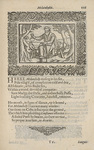 A page from Melancholia, Minerva Britanna, 1612 (Folger)