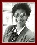 Cheryl Woodson, ca 1996. Via Galter Special Collections.