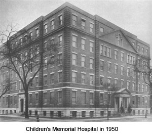 Children's Memorial Hospital in 1950