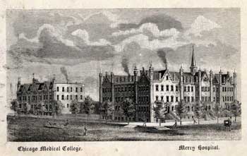 Chicago Medical School, Mercy Campus, 1880s